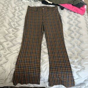 Plaid AE vintage bootleg pants